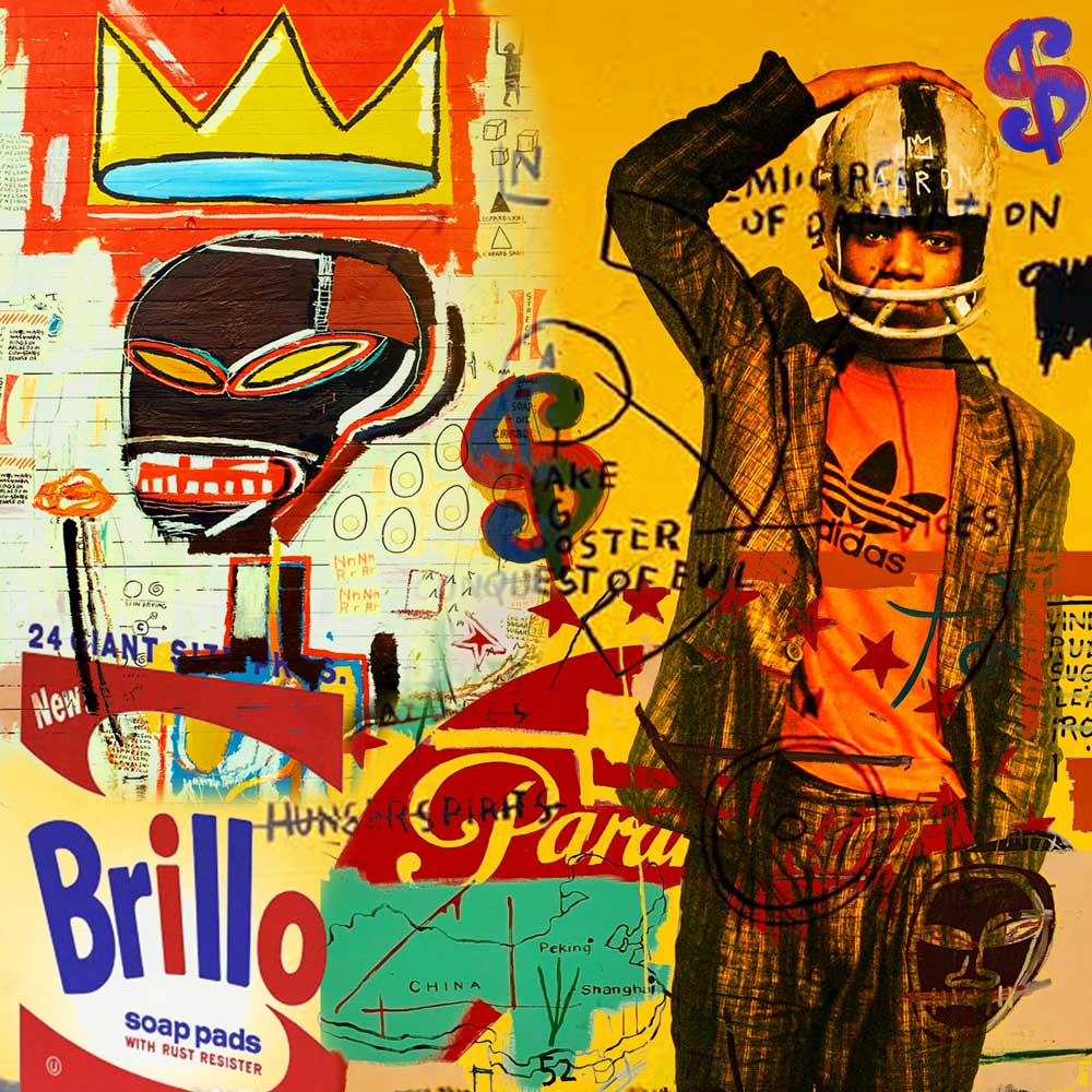 Paramount Basquiat Piriongo 2021 arte digitale